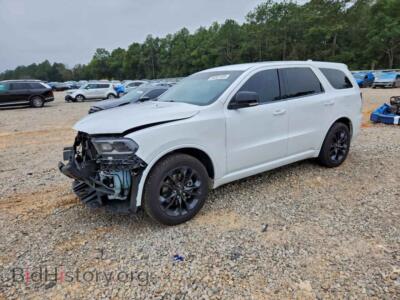 2021 Dodge DURANGO GT, white — VIN 1C4RDHDG7MC846938, Copart