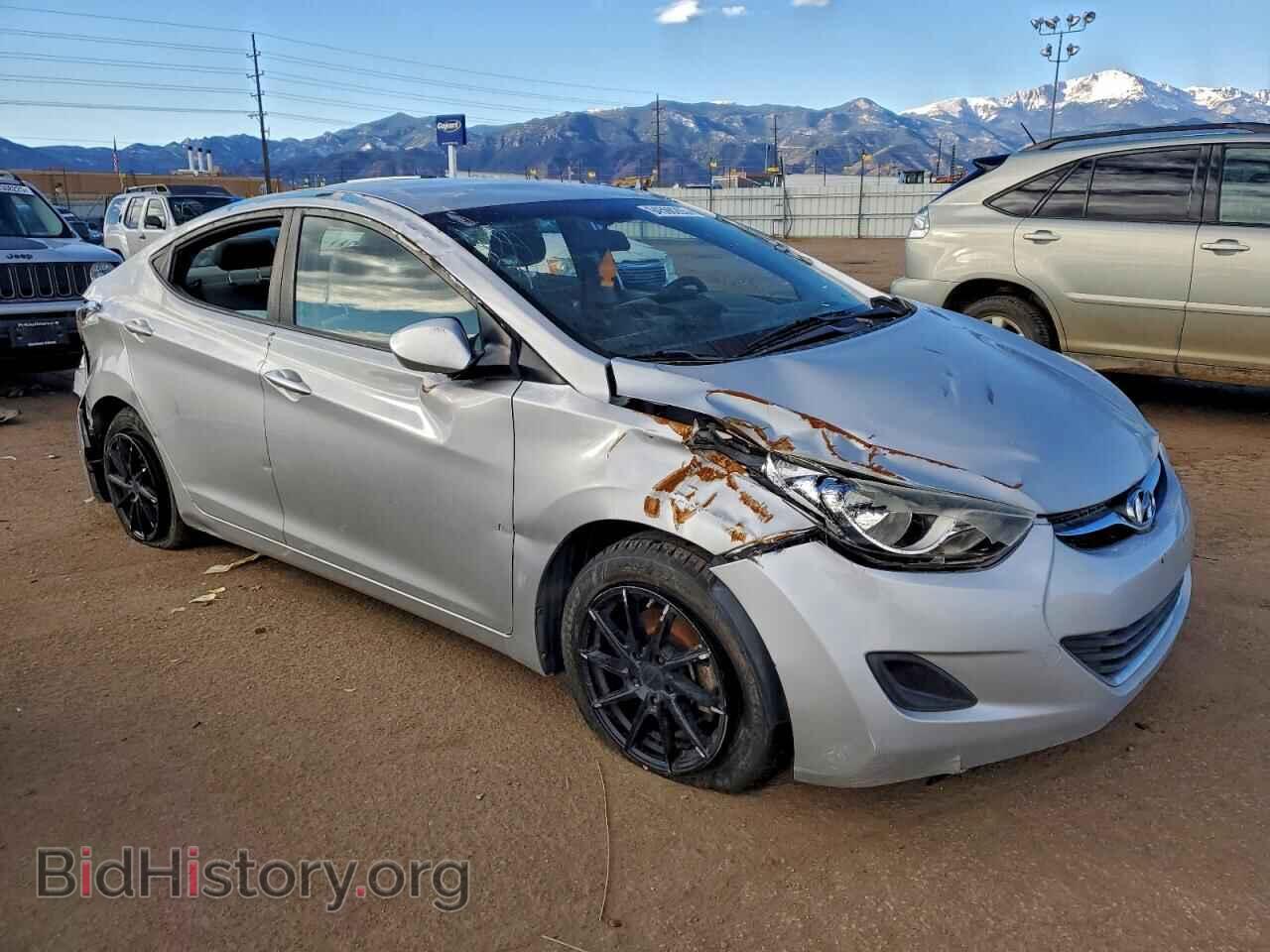 2013 HYUNDAI ELANTRA - VIN: KMHDH4AEXDU779512 - Photo 4