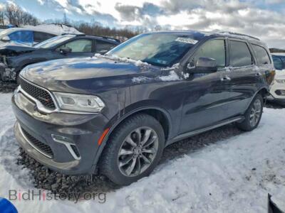 2021 Dodge DURANGO SXT, серый — VIN 1C4RDJAG3MC853607, Copart
