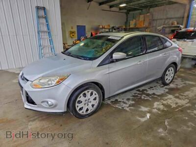 2012 Ford FOCUS SE, silver — VIN 1FAHP3F20CL327466, Copart