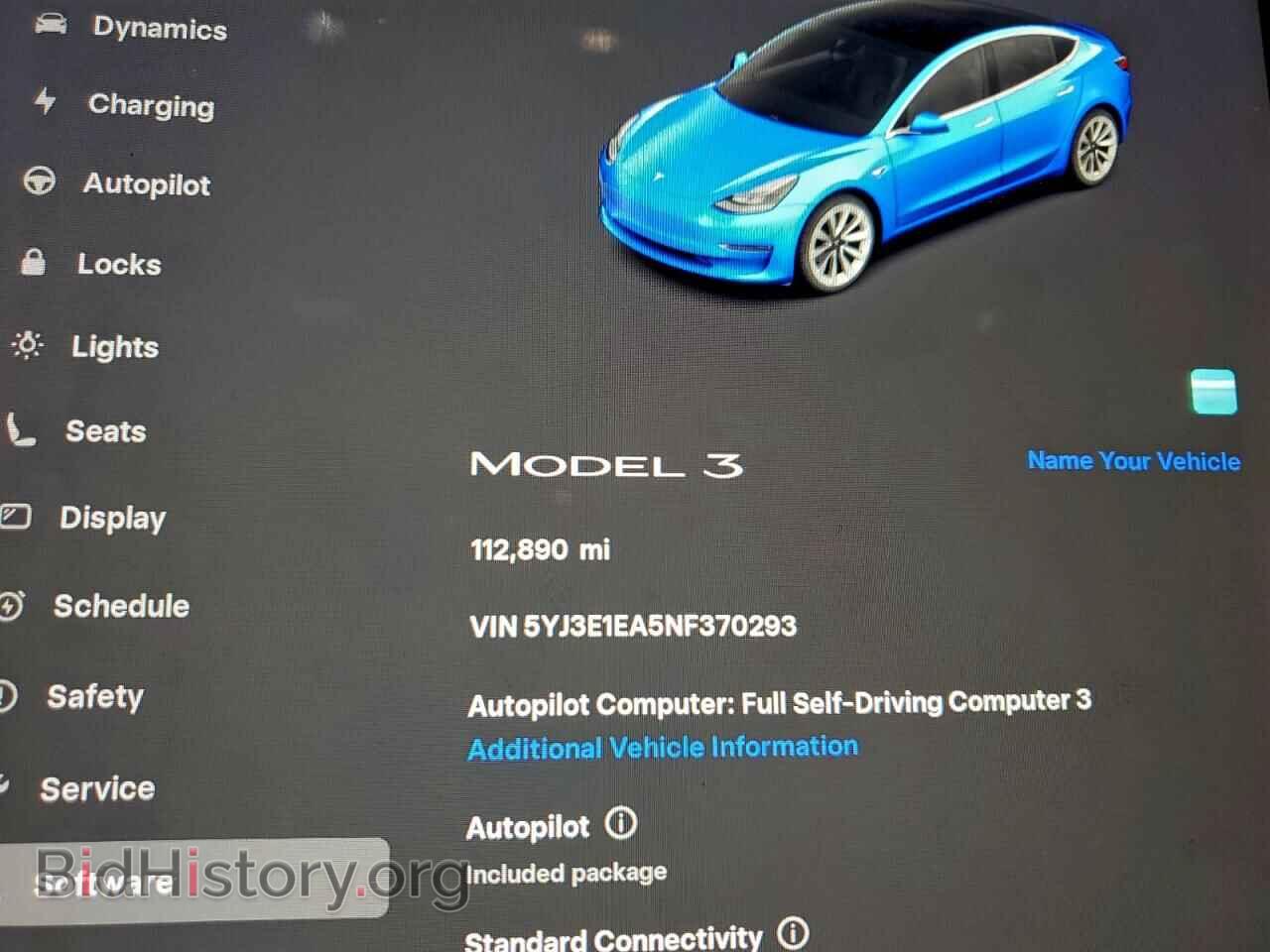 2022 TESLA MODEL 3 - VIN: 5YJ3E1EA5NF370293 - Photo 9