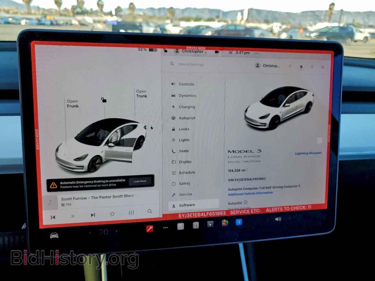 2020 TESLA MODEL 3 - VIN: 5YJ3E1EB4LF651863 - Фото 9