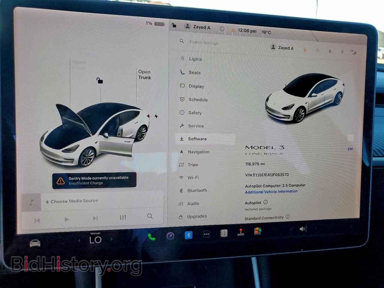 2018 TESLA MODEL 3 - VIN: 5YJ3E1EA1JF053573 - Фото 9