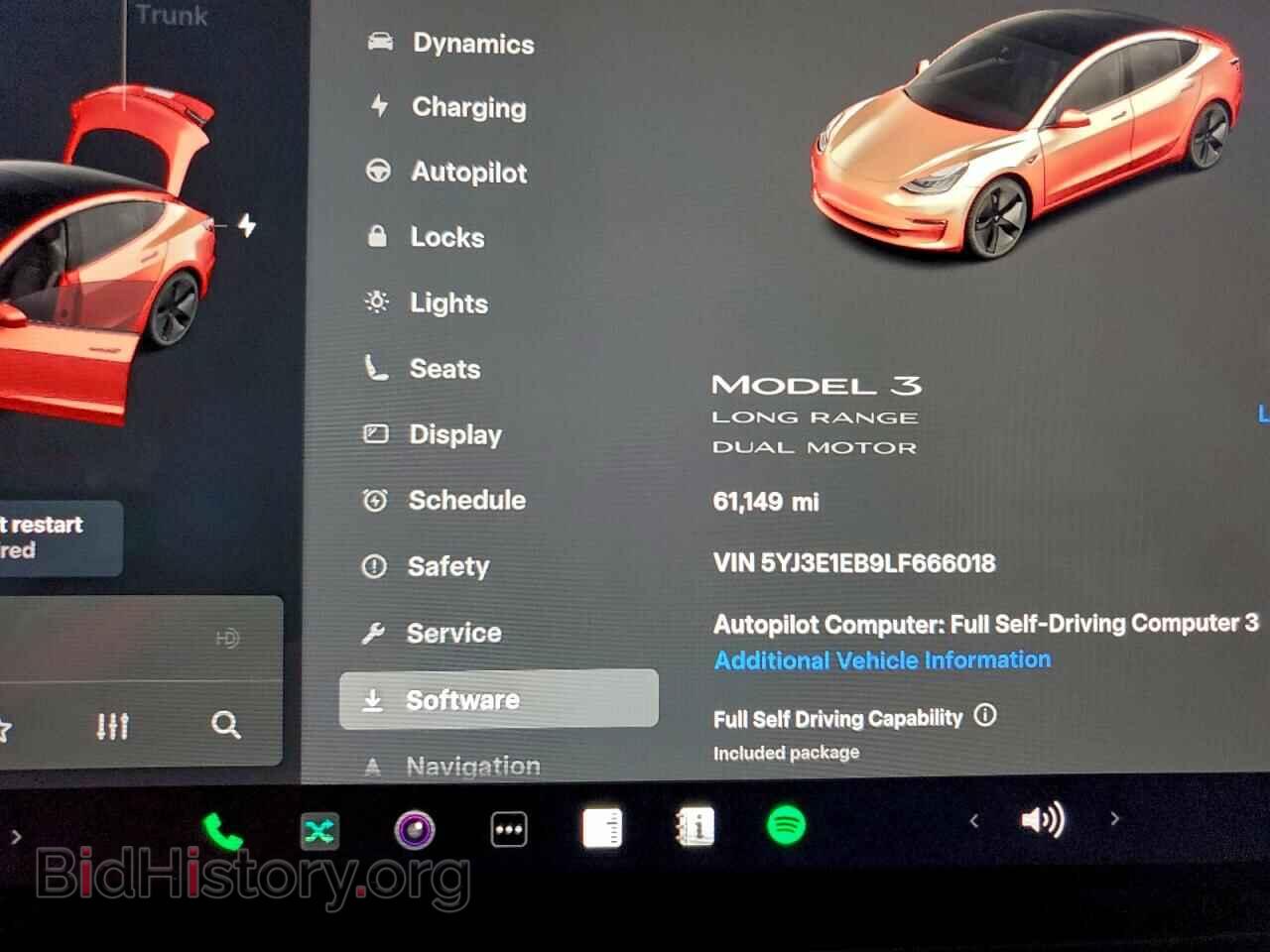 2020 TESLA MODEL 3 - VIN: 5YJ3E1EB9LF666018 - Фото 9