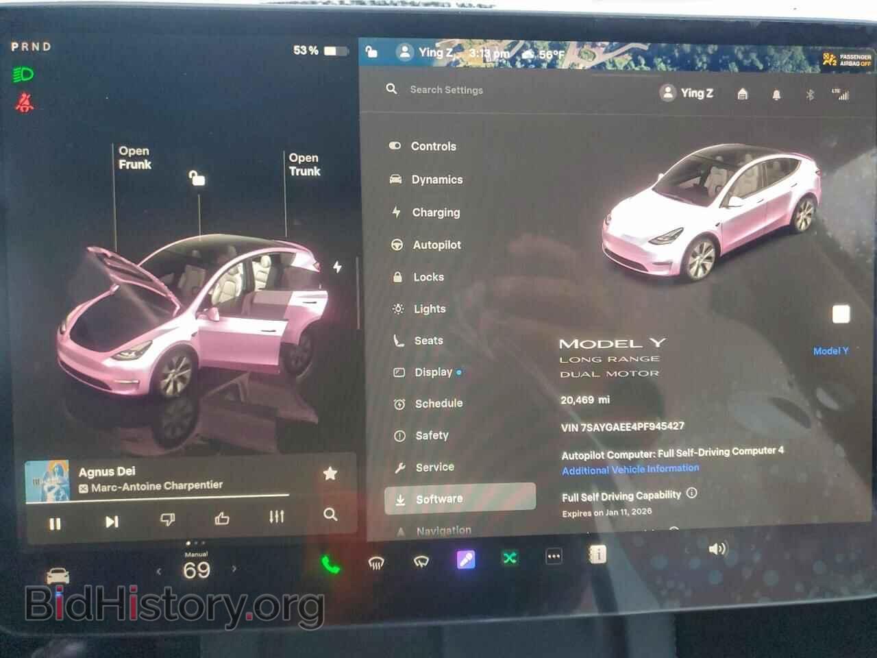 2023 TESLA MODEL Y - VIN: 7SAYGAEE4PF945427 - Фото 9