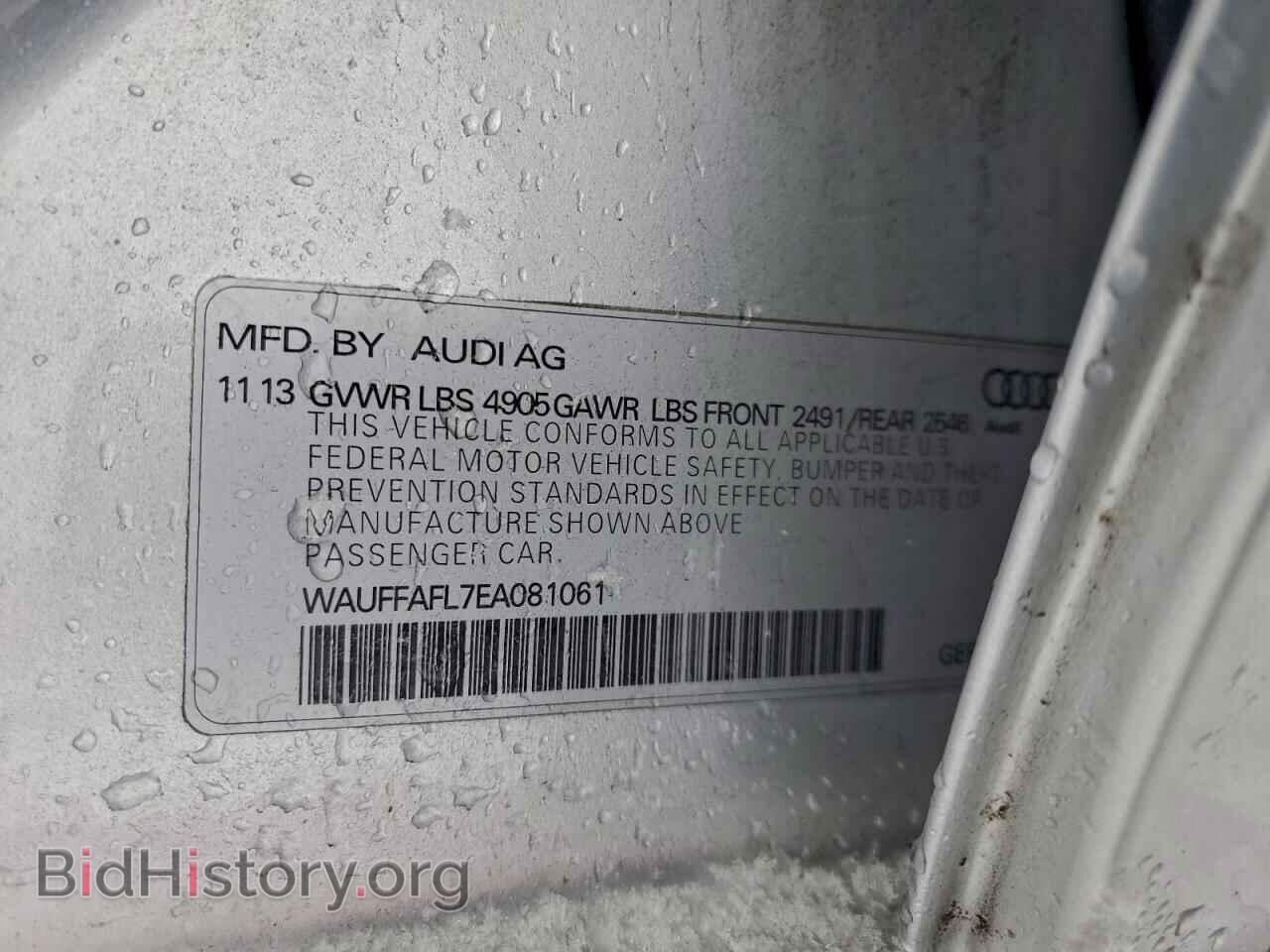 2014 AUDI A4 - VIN: WAUFFAFL7EA081061 - Photo 12