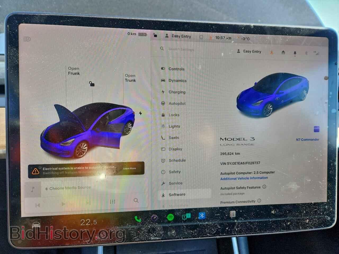 2018 TESLA MODEL 3 - VIN: 5YJ3E1EA6JF029737 - Photo 9
