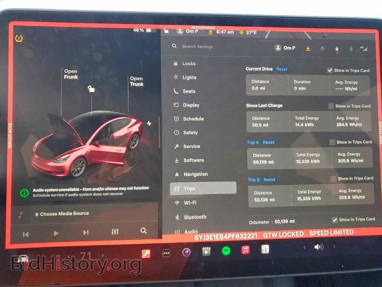 2023 TESLA MODEL 3 - VIN: 5YJ3E1EB4PF632221 - Фото 9