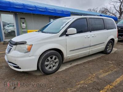 2011 Chrysler MINIVAN Touring, white — VIN 2A4RR5DG7BR645460, Copart