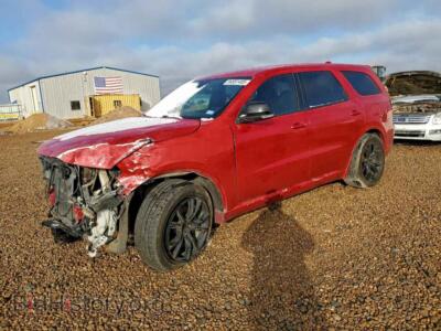 2017 Dodge DURANGO R/T, красный — VIN 1C4SDHCT8HC719783, Copart