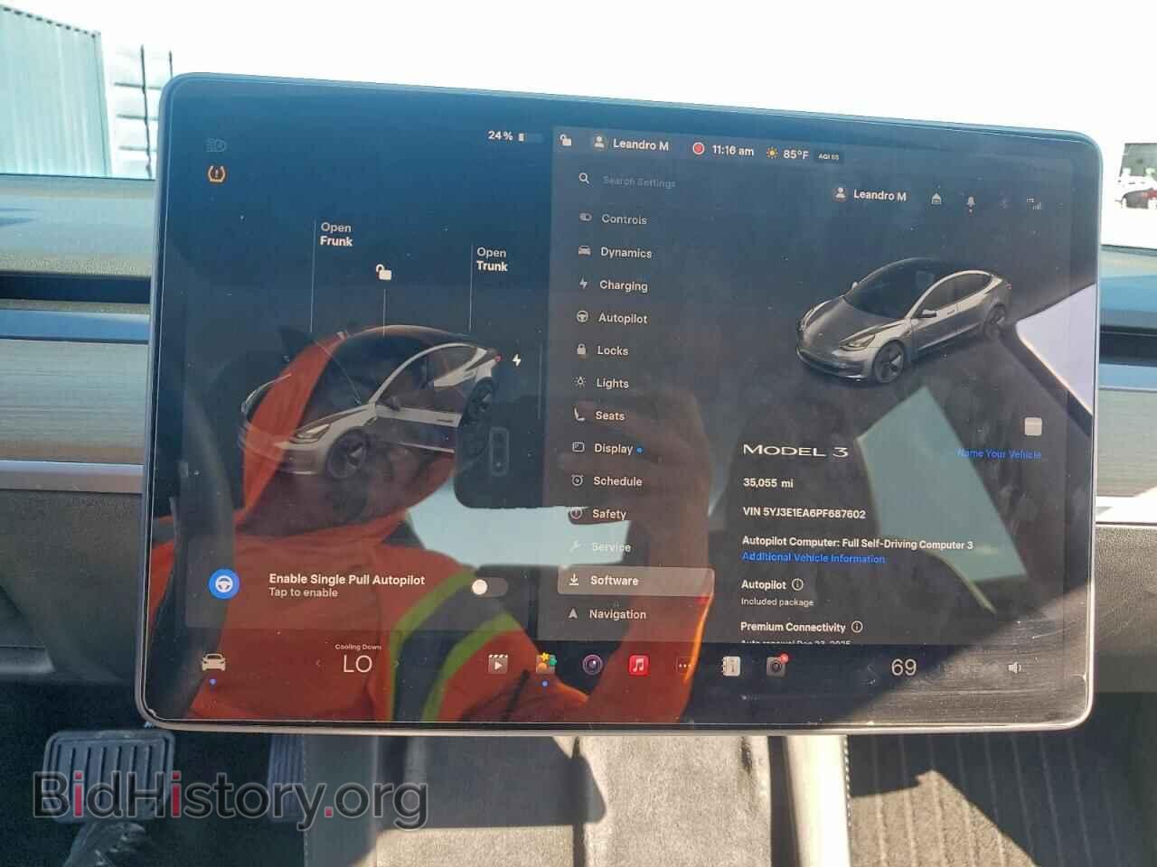 2023 TESLA MODEL 3 - VIN: 5YJ3E1EA6PF687602 - Фото 9