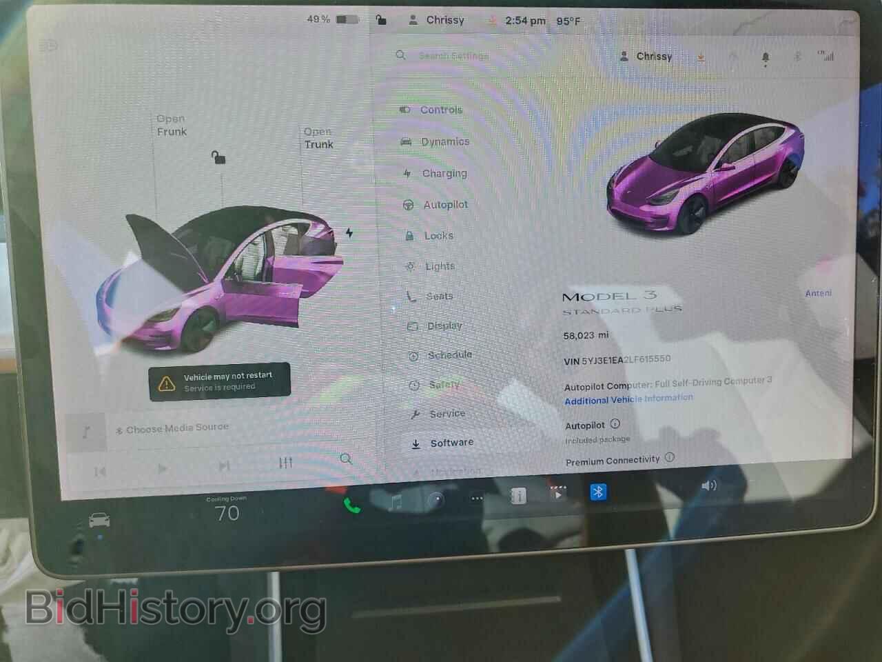 2020 TESLA MODEL 3 - VIN: 5YJ3E1EA2LF615550 - Photo 9