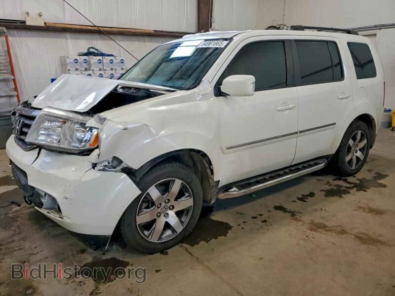 2012 Honda PILOT Touring (VIN 5FNYF4H97CB506653) — фото 1 из 14, Copart, повреждение: передняя часть