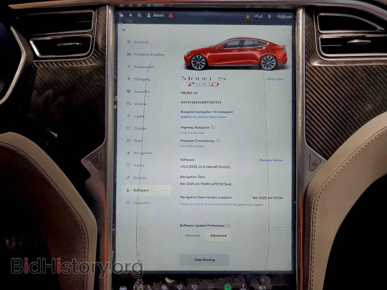 2015 TESLA MODEL S - VIN: 5YJSA1V43FF097373 - Фото 9