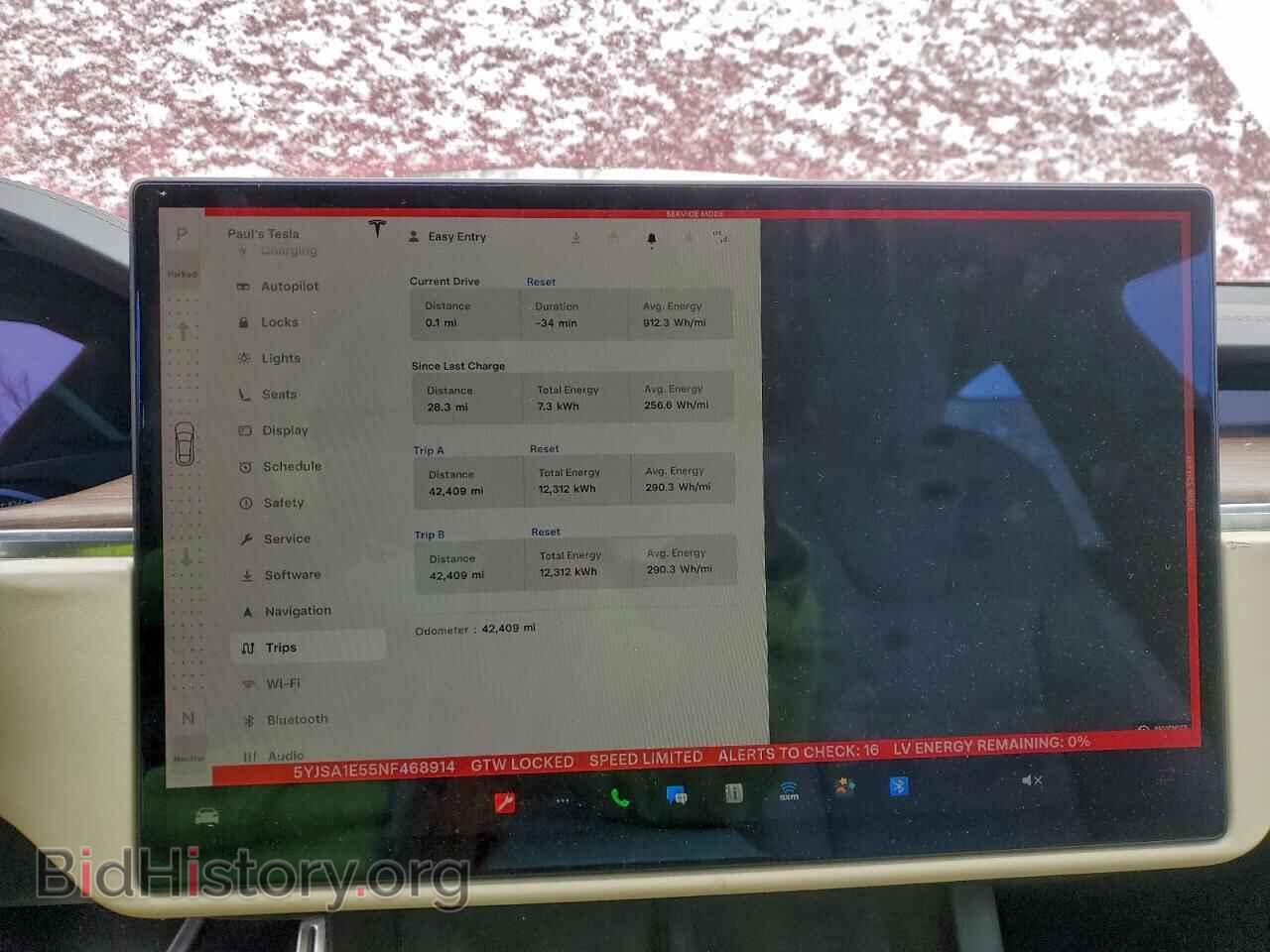 2022 TESLA MODEL S - VIN: 5YJSA1E55NF468914 - Фото 9