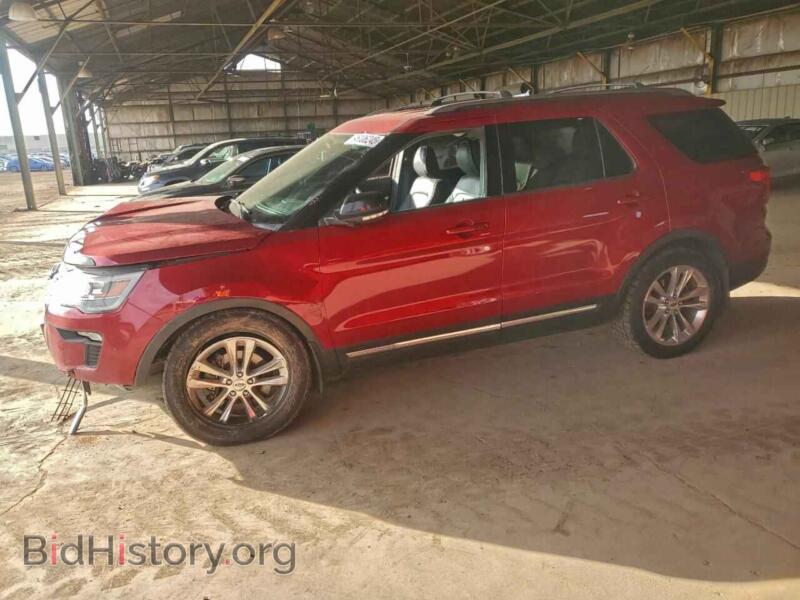 2018 Ford EXPLORER XLT (VIN 1FM5K8D8XJGB61555) — фото 1 из 13, Copart, повреждение: передняя часть
