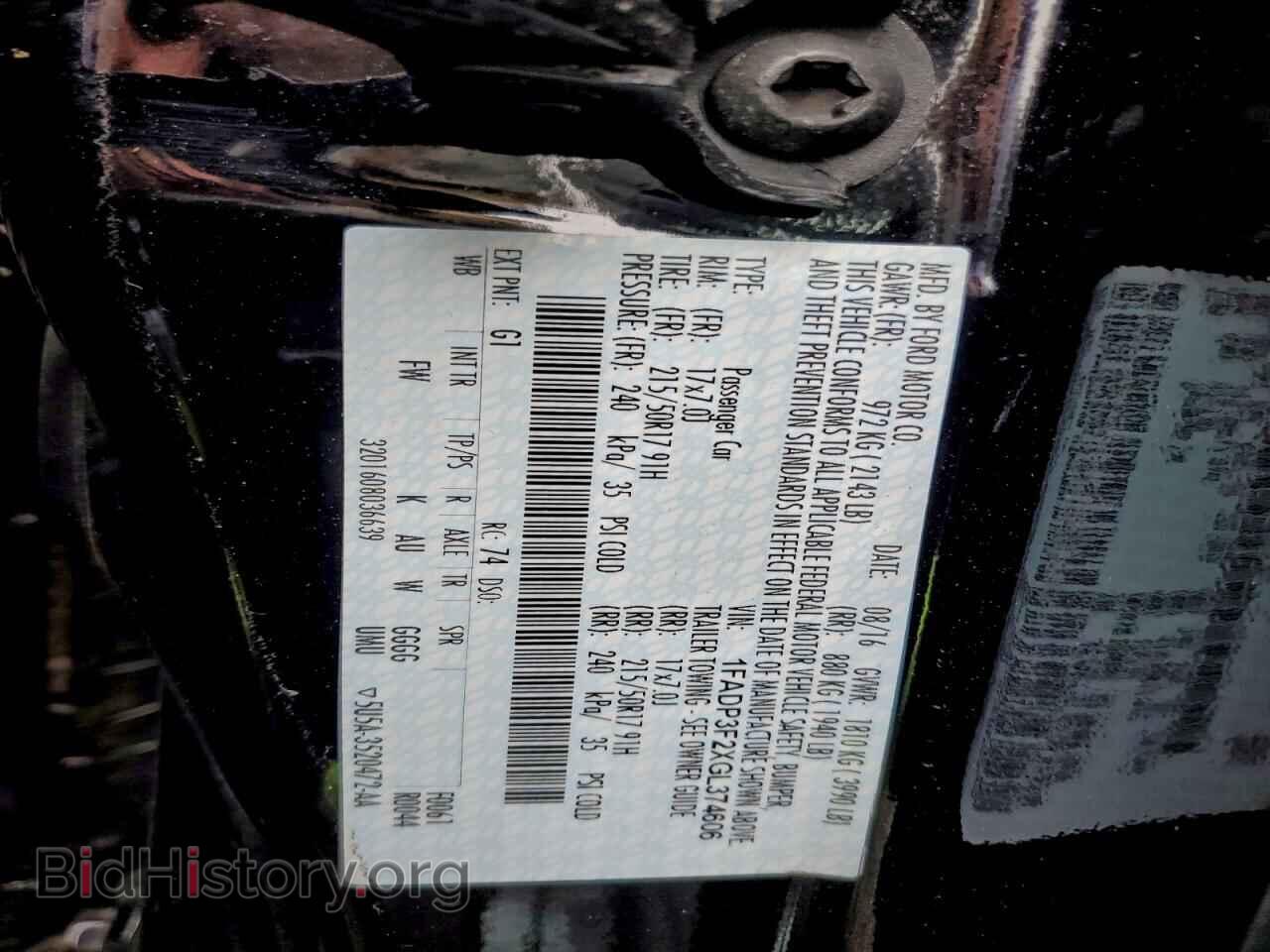 2016 FORD FOCUS - VIN: 1FADP3F2XGL374606 - Фото 13