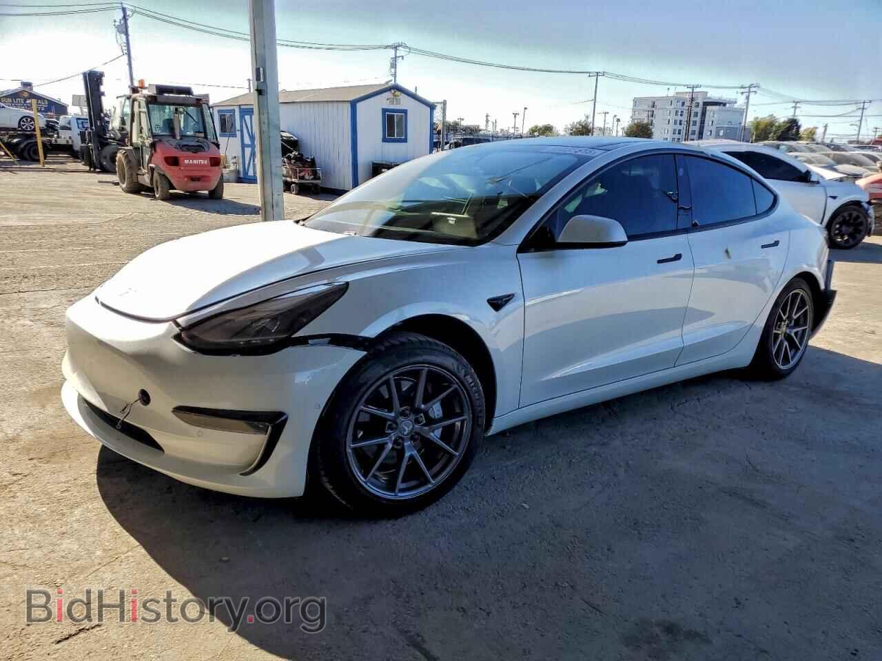 Photo 5YJ3E1EA6MF053153 - TESLA MODEL 3 2021