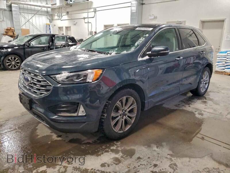 2019 Ford EDGE Titanium (VIN 2FMPK4K93KBB13983) — photo 1 of 14, Copart, damage: rear end