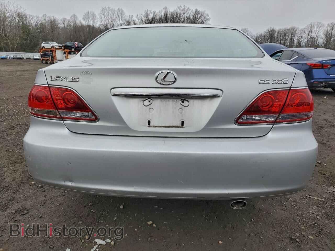 2005 LEXUS ES330 - VIN: JTHBA30G155102565 - Фото 6