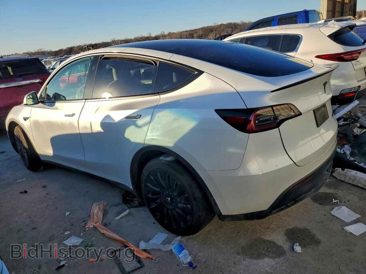 2025 TESLA MODEL Y - VIN: 7SAYGAEE2SF227643 - Фото 2