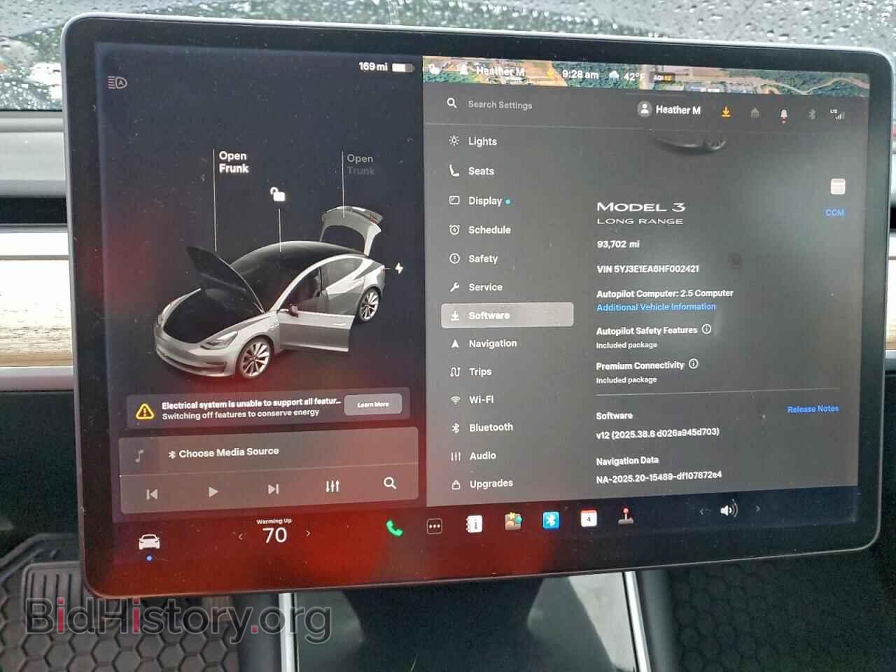 2017 TESLA MODEL 3 - VIN: 5YJ3E1EA6HF002421 - Photo 9