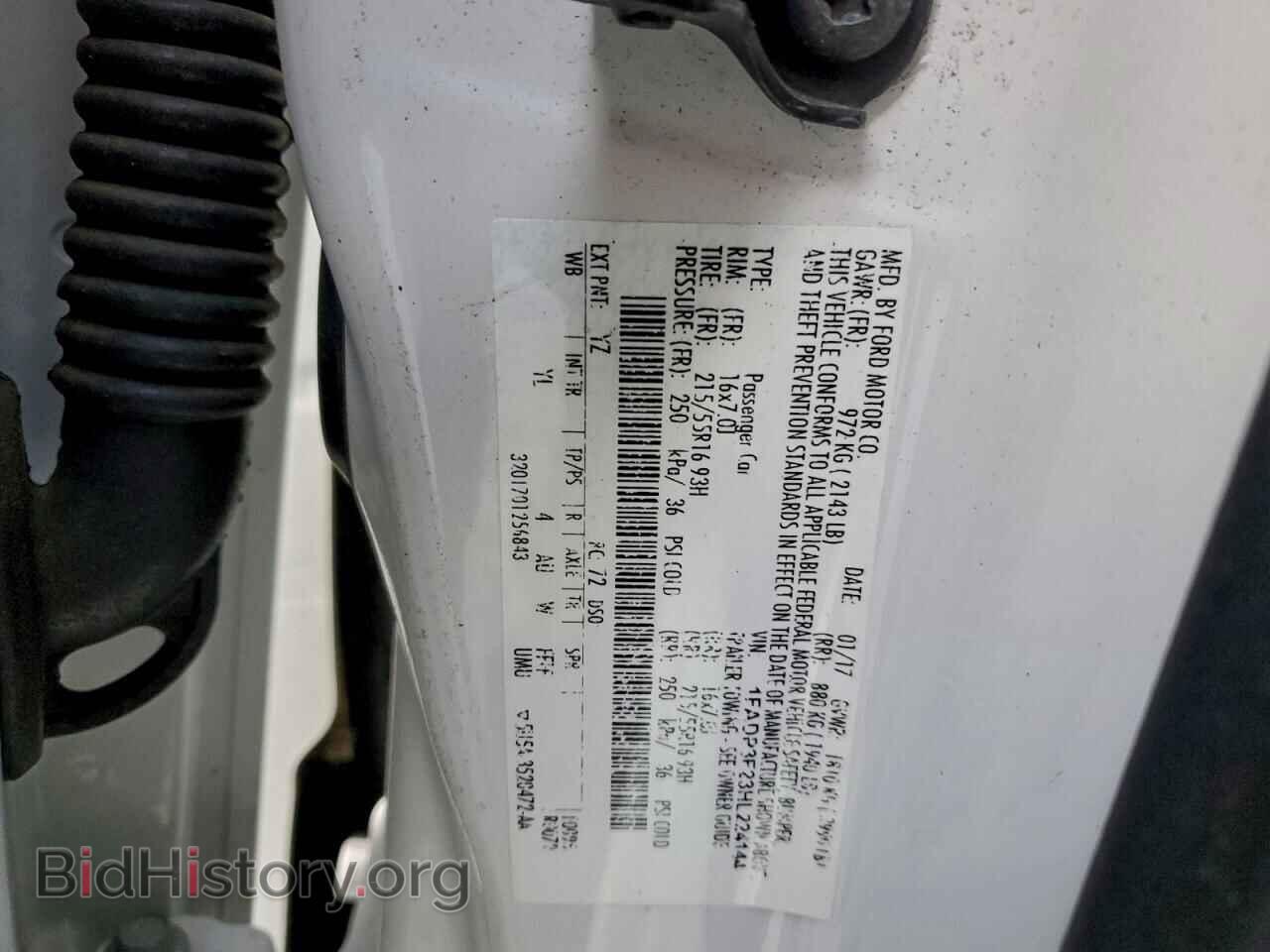 2017 FORD FOCUS - VIN: 1FADP3F23HL224144 - Фото 12