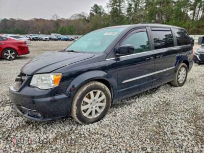 2016 Chrysler MINIVAN Touring, черный — VIN 2C4RC1BG7GR207676, Copart