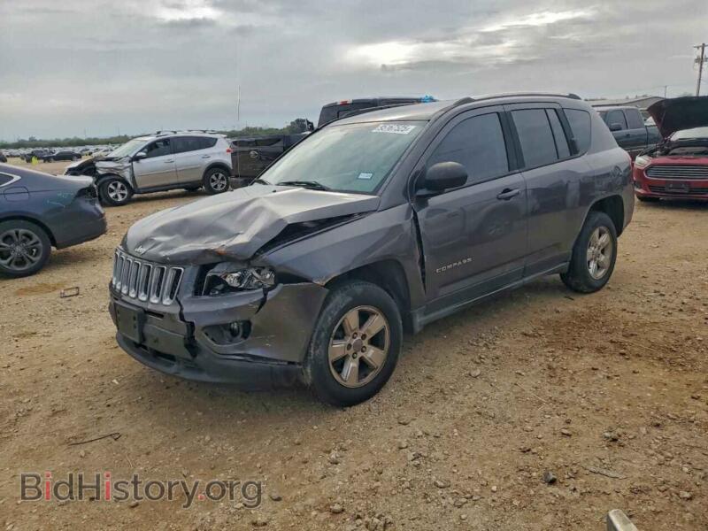 2015 Jeep COMPASS Sport (VIN 1C4NJCBA4FD262499) — фото 1 из 13, Copart, повреждение: передняя часть