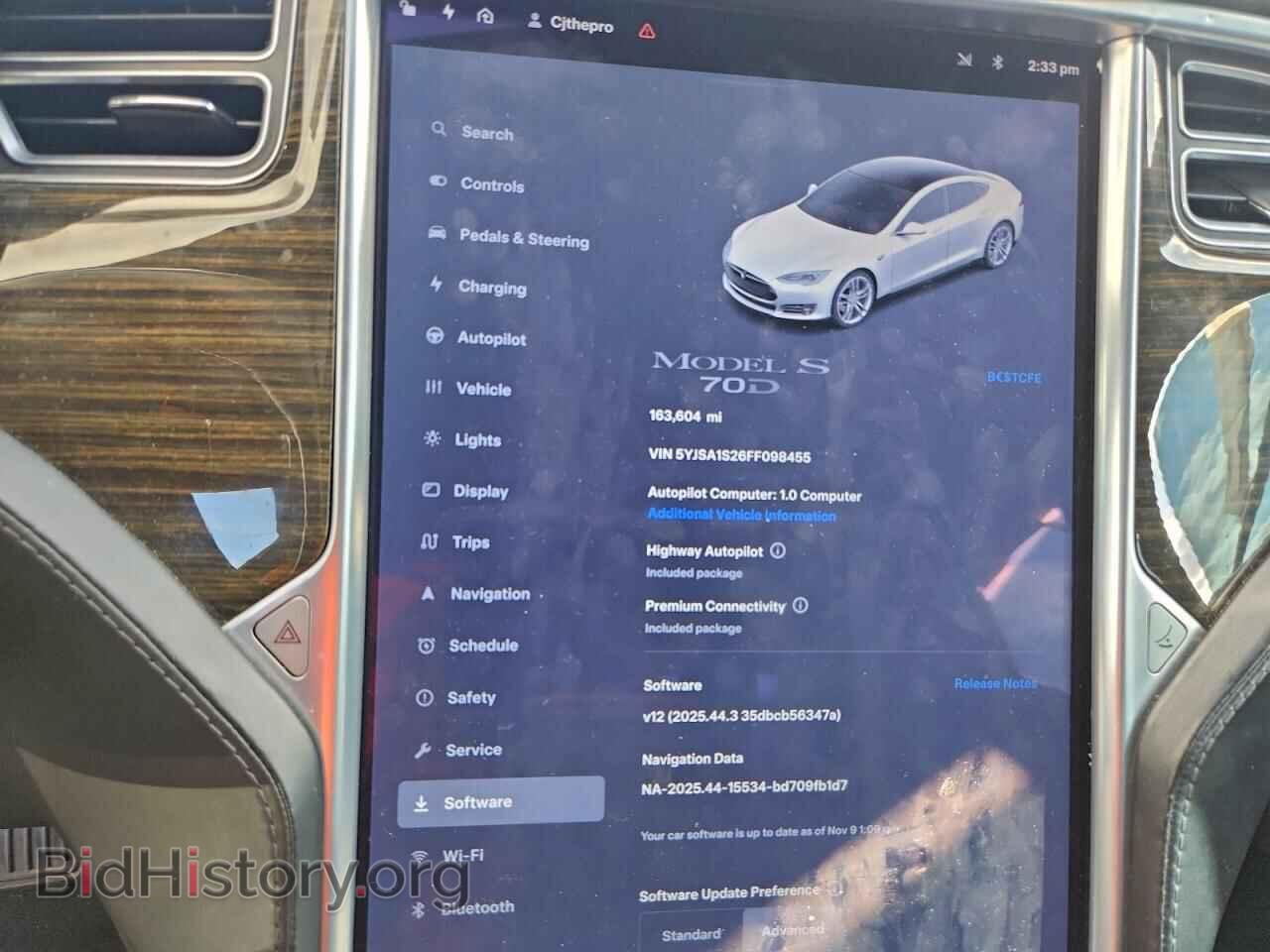 2015 TESLA MODEL S - VIN: 5YJSA1S26FF098455 - Photo 9