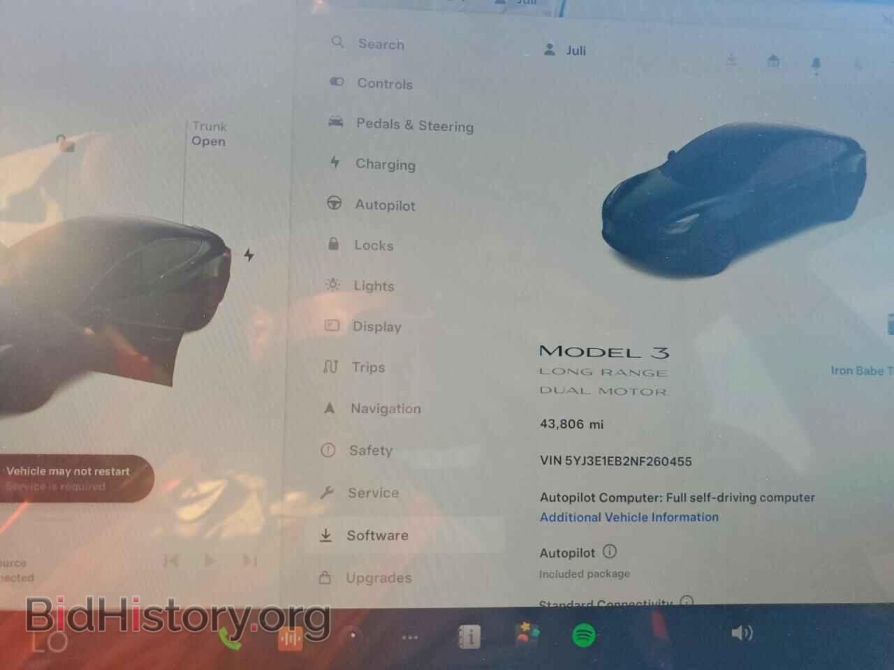2022 TESLA MODEL 3 - VIN: 5YJ3E1EB2NF260455 - Photo 9