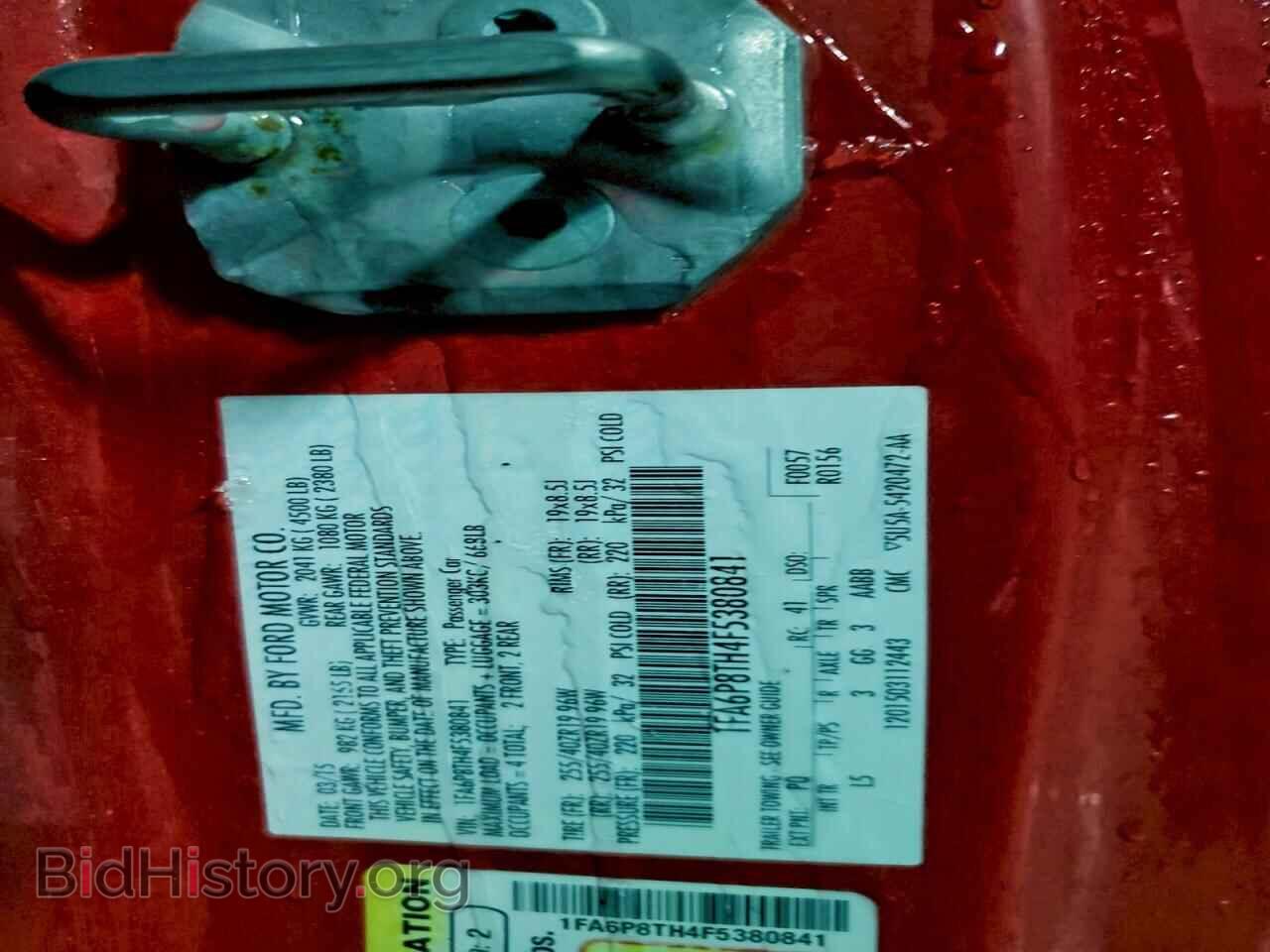 2015 FORD ALL Models - VIN: 1FA6P8TH4F5380841 - Photo 12