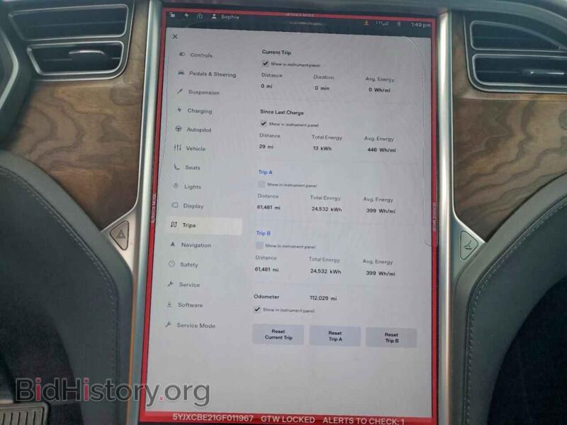 2016 Tesla MODEL X (VIN 5YJXCBE21GF011967) — фото 9 из 13
