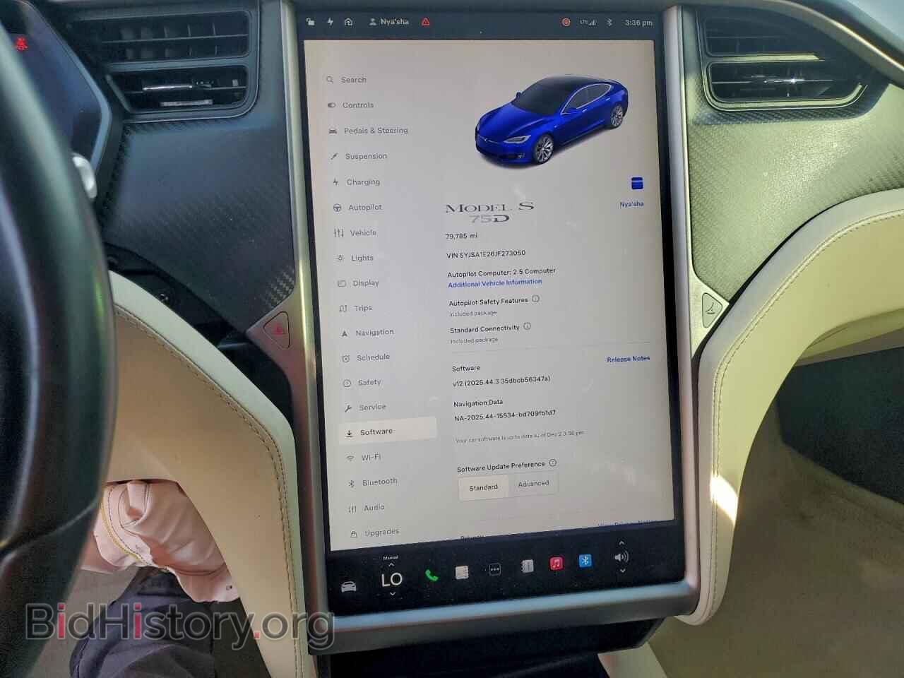 2018 TESLA MODEL S - VIN: 5YJSA1E26JF273050 - Фото 9