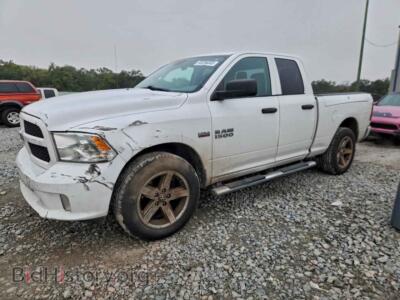 2018 RAM 1500 ST, белый — VIN 1C6RR7FT7JS199181, Copart