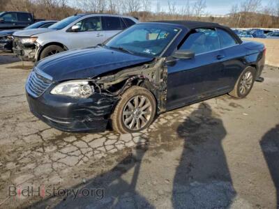 2012 Chrysler 200 TOURING, черный — VIN 1C3BCBEB8CN215692, Copart