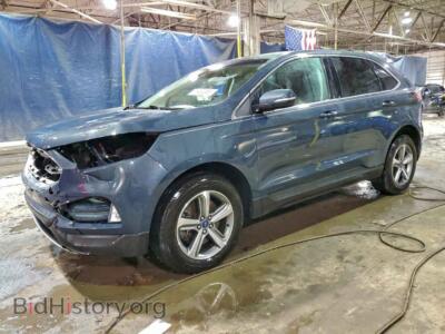 2019 Ford EDGE SEL, синий — VIN 2FMPK4J91KBC26610, Copart