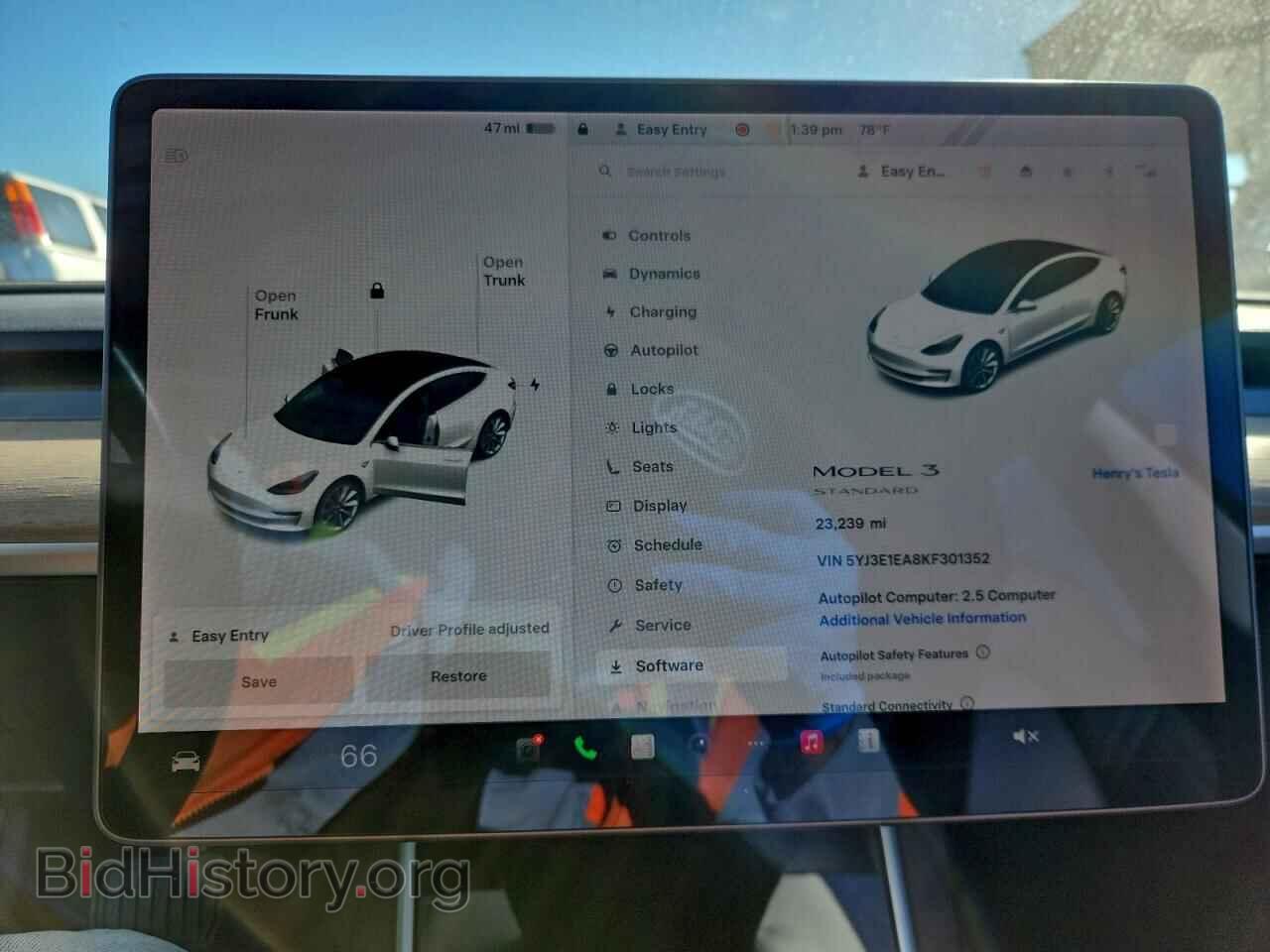 2019 TESLA MODEL 3 - VIN: 5YJ3E1EA8KF301352 - Photo 9