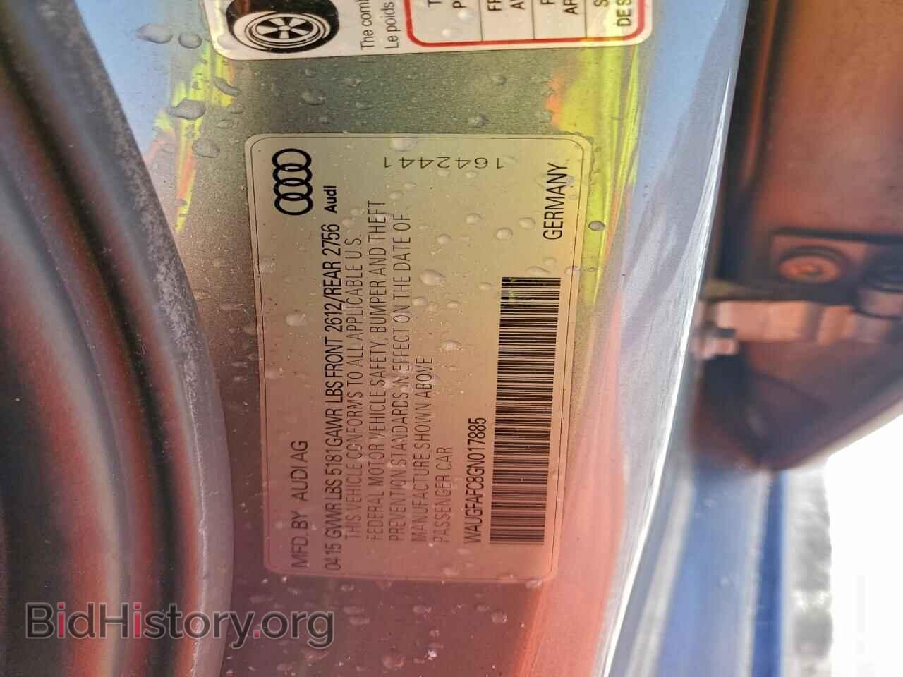 2016 AUDI A6 - VIN: WAUGFAFC8GN017885 - Photo 12