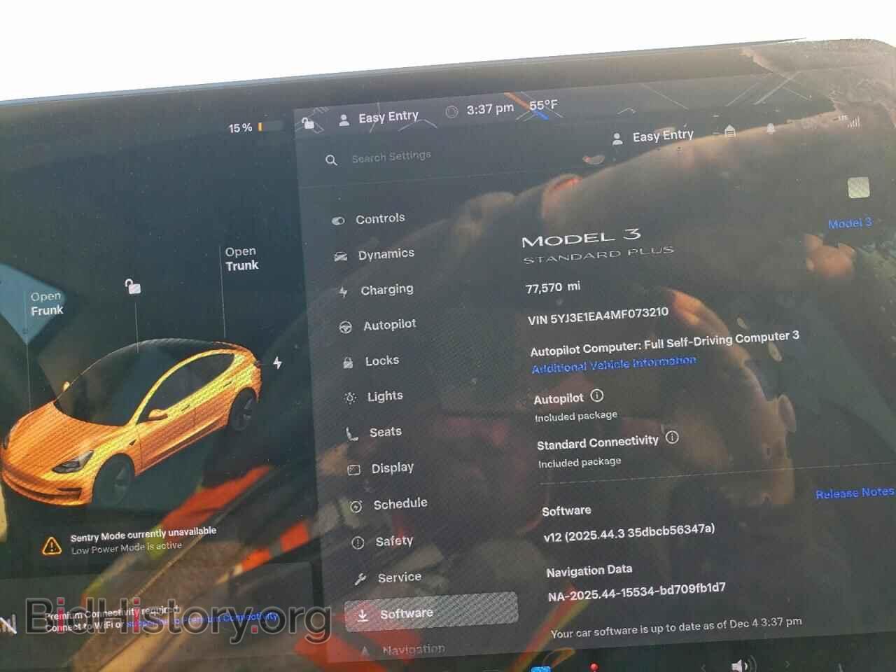 2021 TESLA MODEL 3 - VIN: 5YJ3E1EA4MF073210 - Photo 9