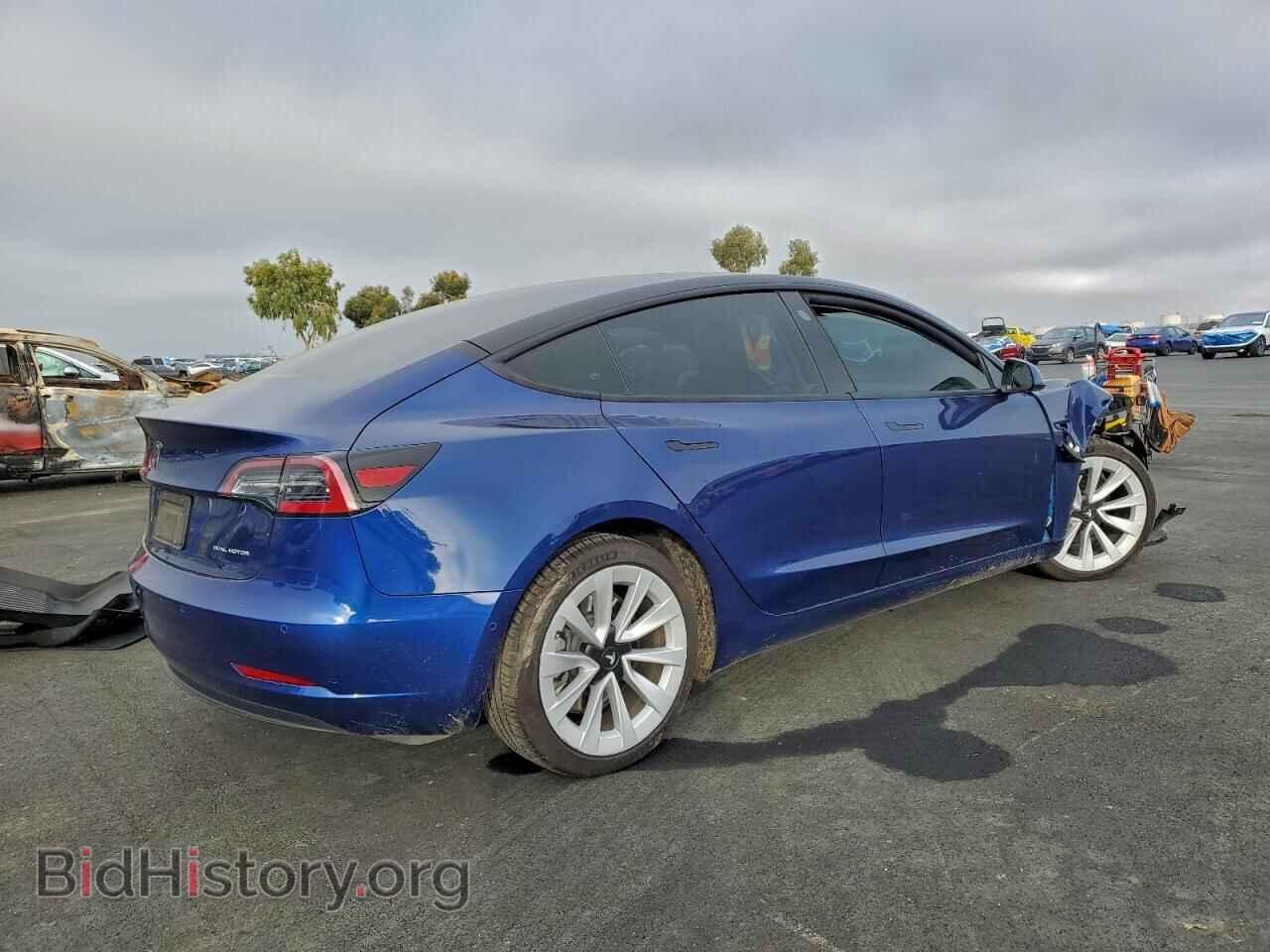 2022 TESLA MODEL 3 - VIN: 5YJ3E1EB4NF191722 - Фото 3