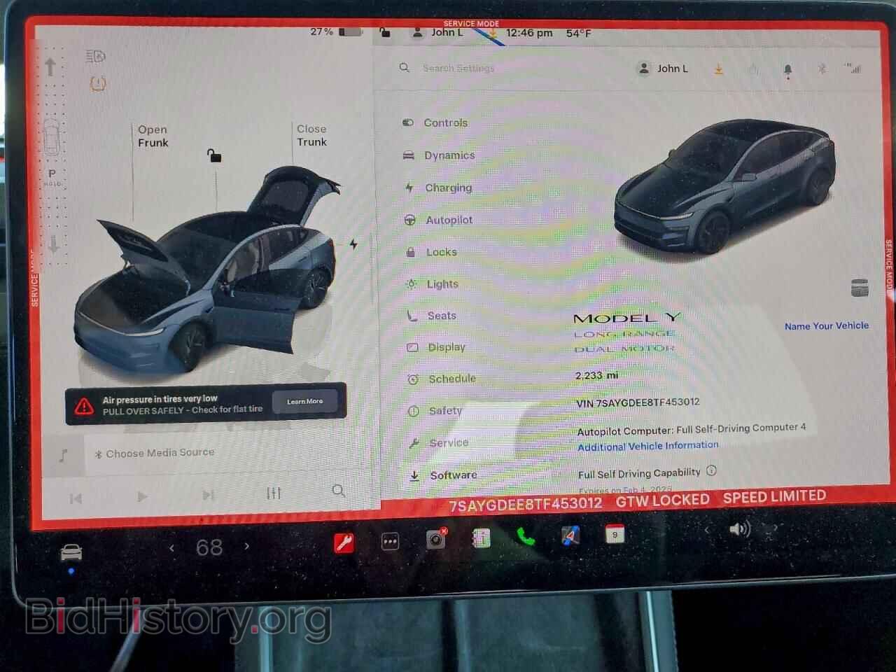 2026 TESLA MODEL Y - VIN: 7SAYGDEE8TF453012 - Фото 9