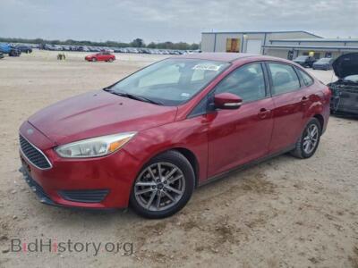 2017 Ford FOCUS SE, красный — VIN 1FADP3F26HL295547, Copart
