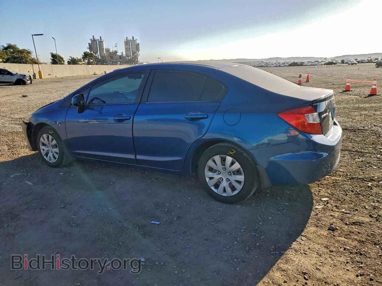 2012 HONDA CIVIC - VIN: 2HGFB2F57CH508387 - Фото 2