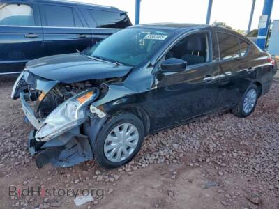 2019 Nissan VERSA S, black — VIN 3N1CN7AP3KL877822, Copart