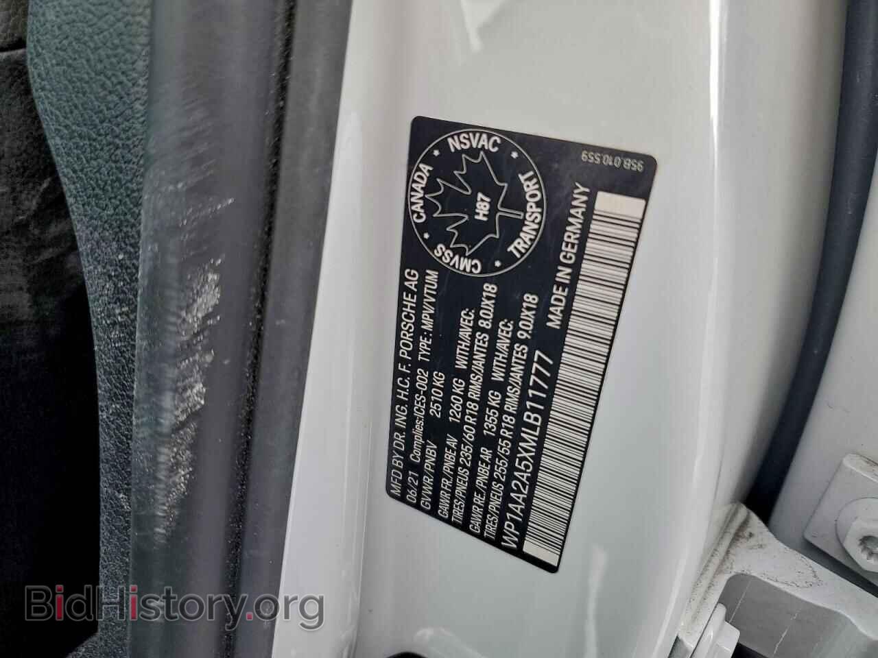 2021 PORSCHE MACAN - VIN: WP1AA2A5XMLB11777 - Photo 13