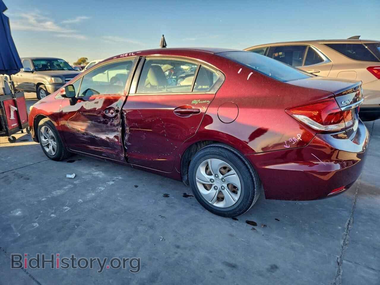 2013 HONDA CIVIC - VIN: 19XFB2F50DE007966 - Фото 2