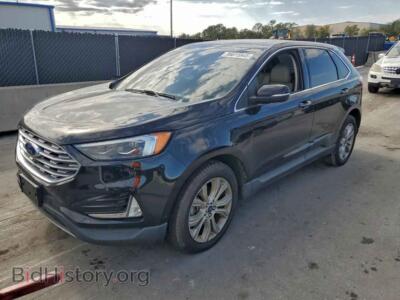 2019 Ford EDGE Titanium, черный — VIN 2FMPK3K90KBB11201, Copart