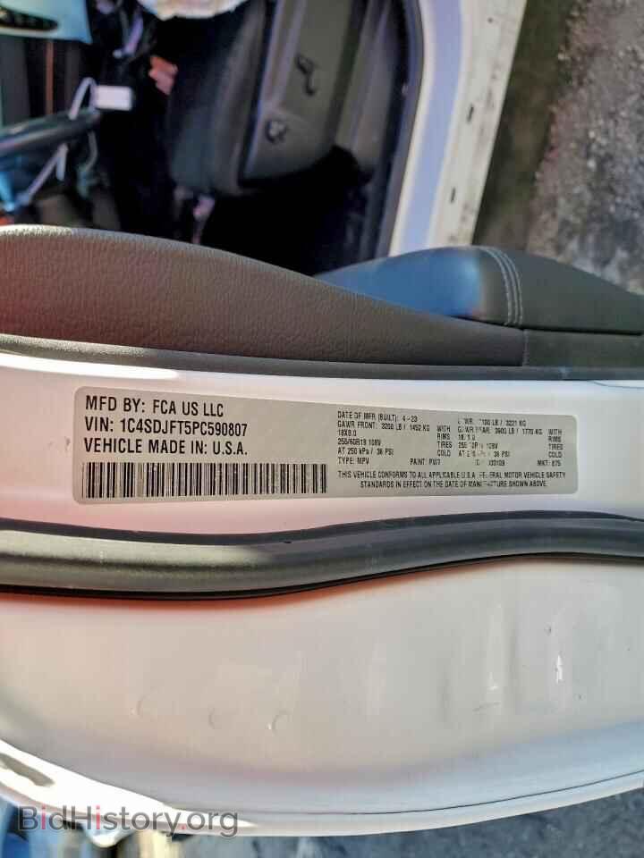 2023 DODGE DURANGO - VIN: 1C4SDJFT5PC590807 - Фото 12