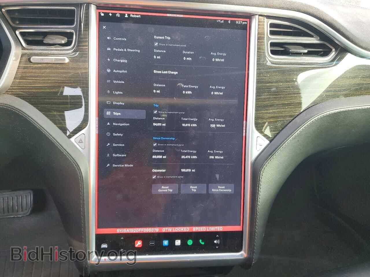 2015 TESLA MODEL S - VIN: 5YJSA1S20FF095079 - Фото 9